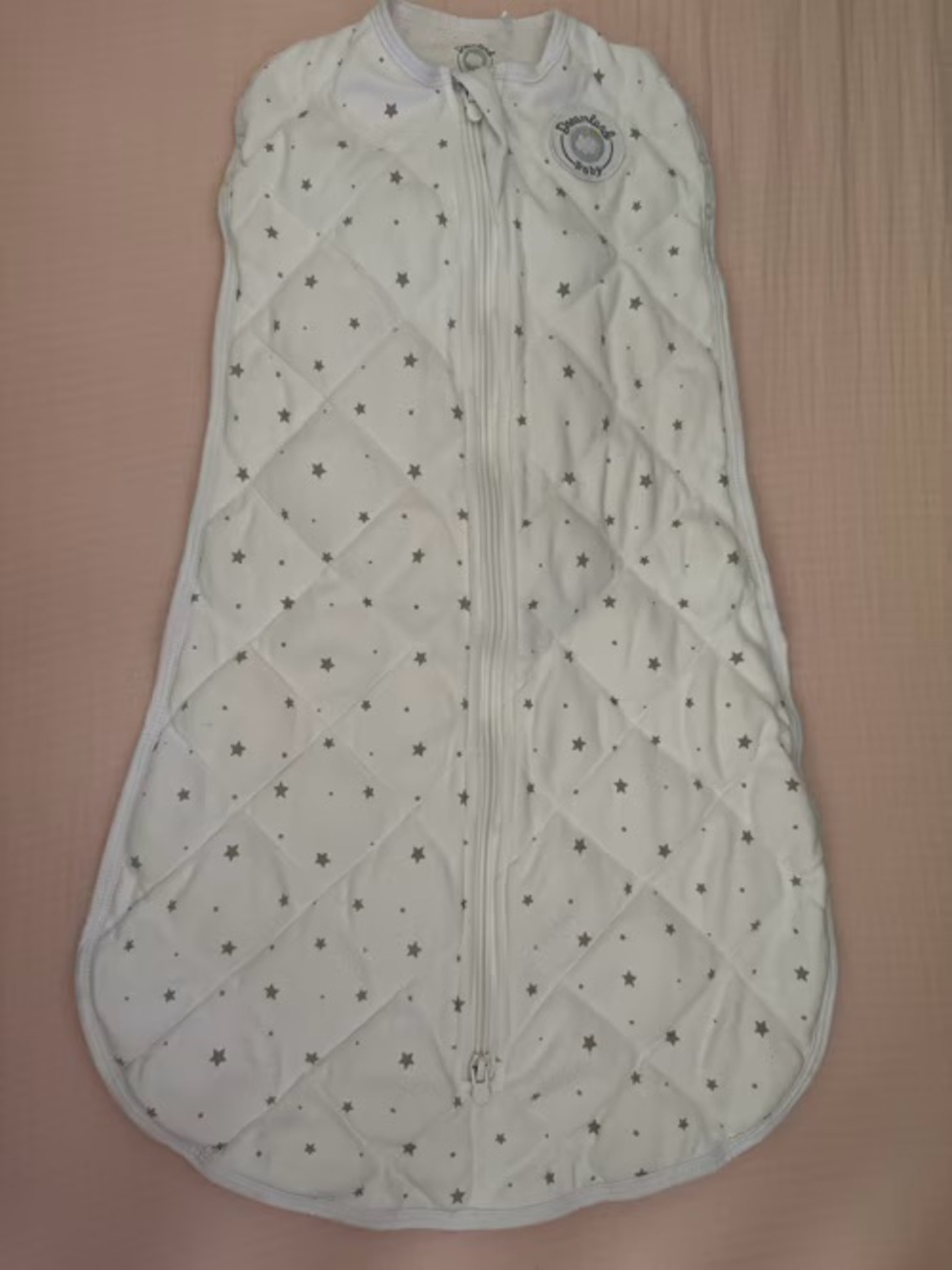 White Star Quilted Baby Sleep Sack